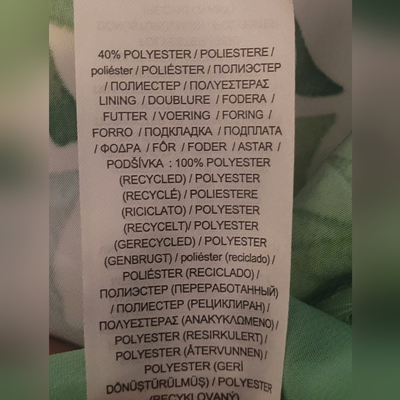 NWT LAUREN RALPH LAUREN Print Charmeuse Tie-Neck Halter Blouse. Sz 6 - Picture 6 of 7